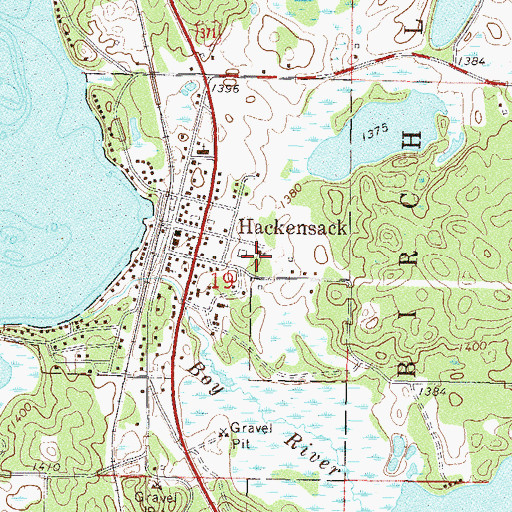 Topographic Map of United Church of Christ, MN