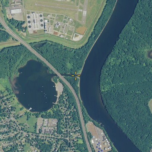 Aerial/Satellite Image of Folly Brook, CT