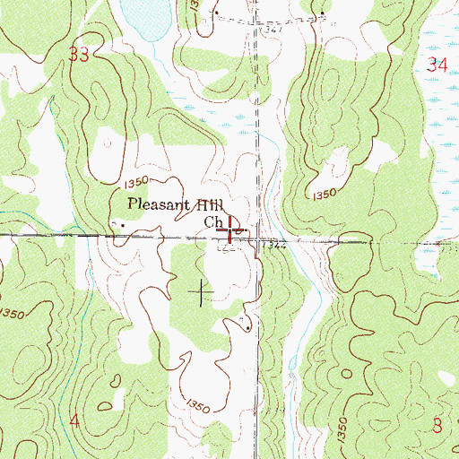 Topographic Map of Stonybrook Post Office (historical), MN