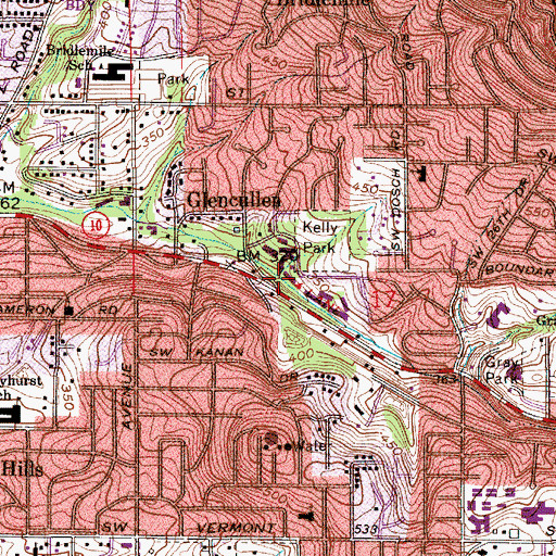 Topographic Map of Restoration Creek, OR