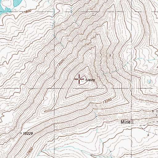Topographic Map of Cronin Peak, CO