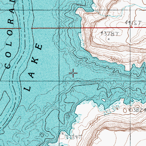 Topographic Map of Popcorn Canyon, UT