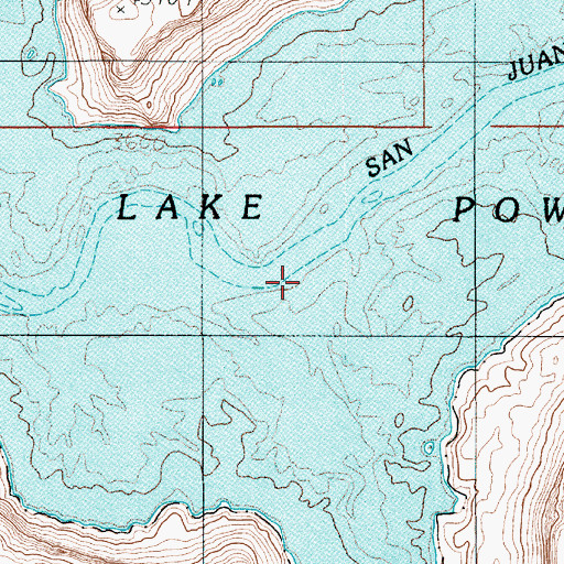 Topographic Map of Cha Bay, UT