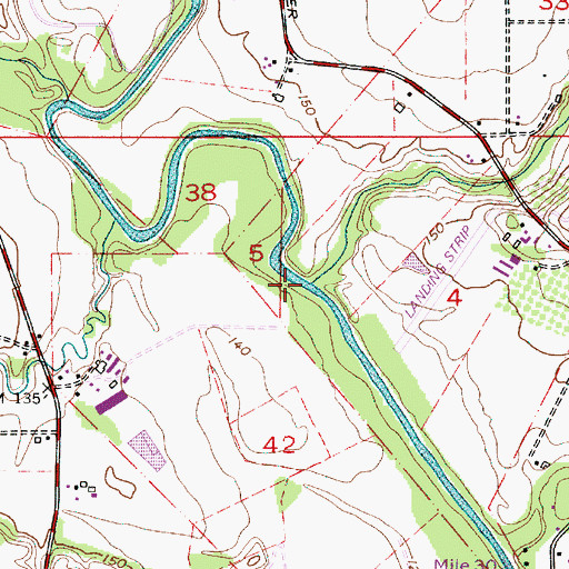 Topographic Map of McKernan Creek, OR