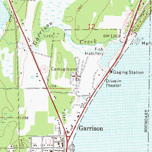 Topographic Map of Bob's Trailer Park, MN