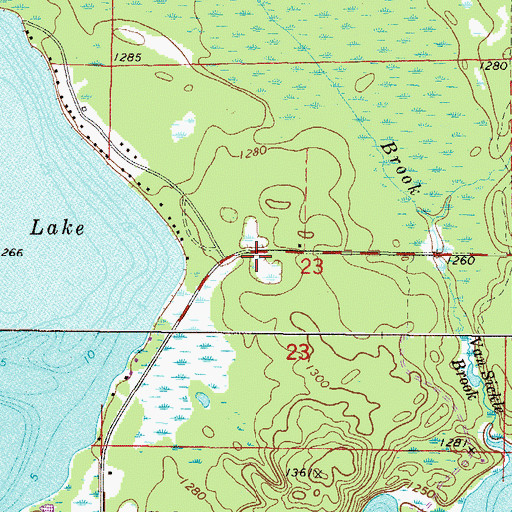 Topographic Map of Cornerstone Christian School, MN