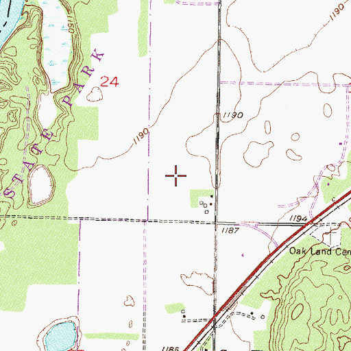 Topographic Map of Saint Francis Assisi Catholic Cemetery, MN