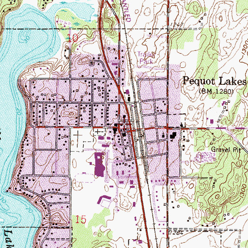 Topographic Map of Kingdom Hall of Jehovah's Witnesses, MN