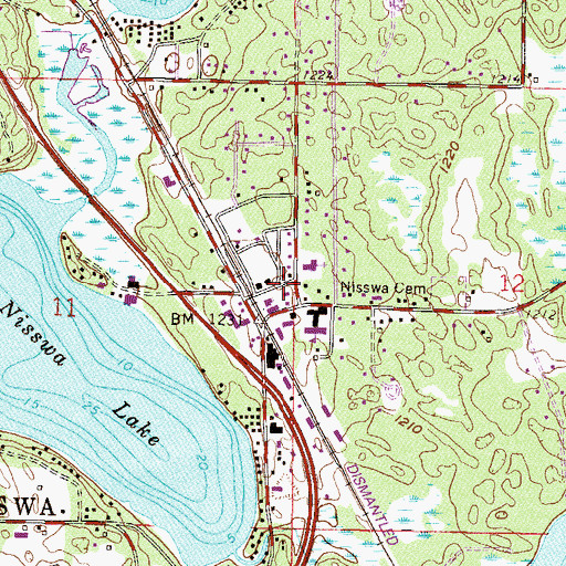 Topographic Map of New Hope Community Church, MN