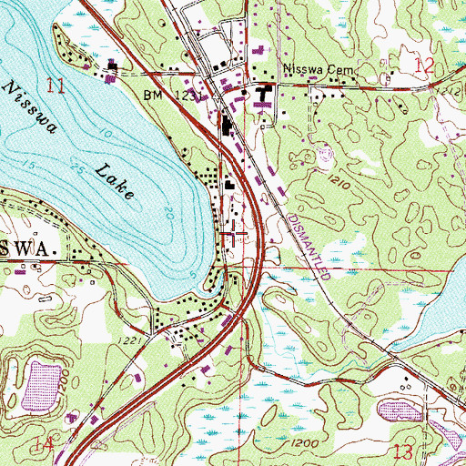 Topographic Map of Christ Community Church, MN