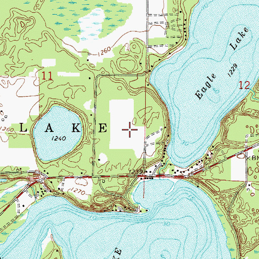 Topographic Map of Reorganized Church of Jesus Christ of Latter-Day Saints, MN