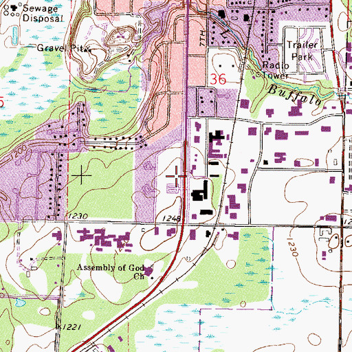 Topographic Map of Northern Orthopedics, MN