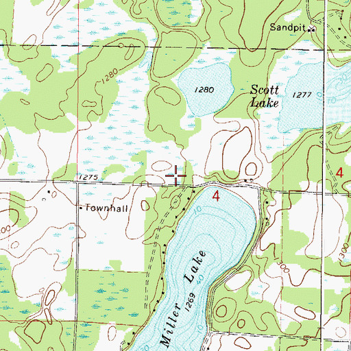 Topographic Map of Neutral Post Office (historical), MN