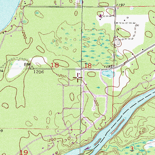 Topographic Map of United Pentecostal Church, MN