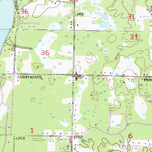 Topographic Map of Family of Christ Lutheran School, MN