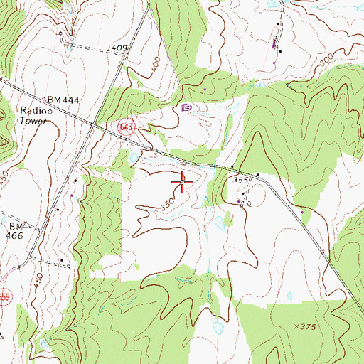 Topographic Map of Loudoun County Public Schools Administrative Offices, VA