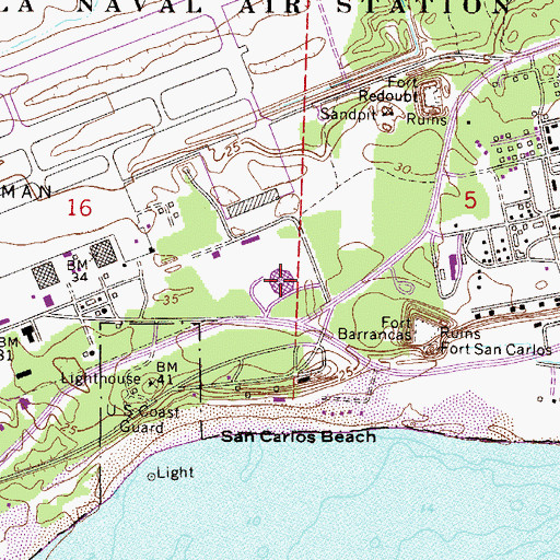 Topographic Map of National Museum of Naval Aviation, FL