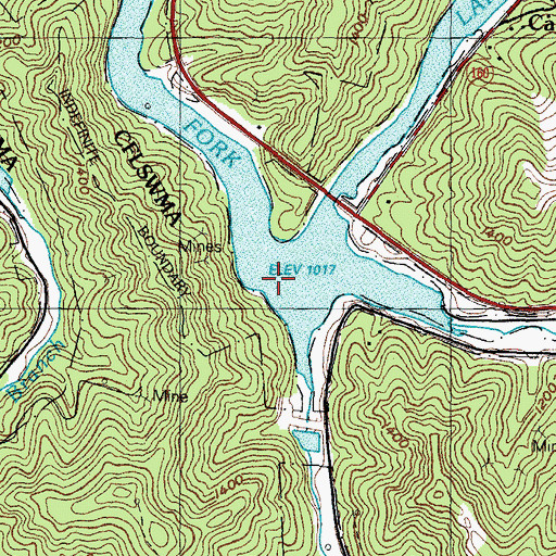 Topographic Map of Cody (historical), KY