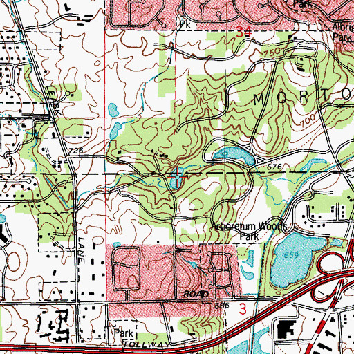 Topographic Map of Sterling Pond, IL