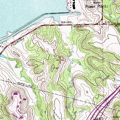 Topographic Map of Dallas - Fort Worth National Cemetery, TX