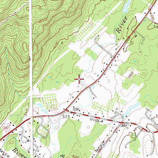 Topographic Map of Kings Gate Park, NY