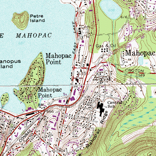Topographic Map of Saint Joseph's Church, NY