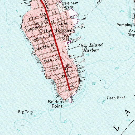Topographic Map of Grace Episcopal Church, NY