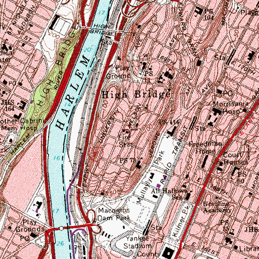 Topographic Map of New York Fire Patrol Number 6, NY