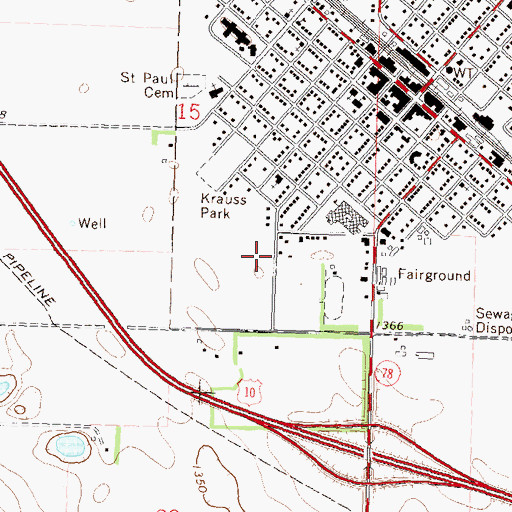 Topographic Map of Heart of the Lake Elementary School, MN