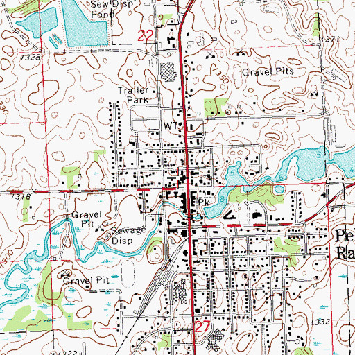 Topographic Map of Good Samaritan Center, MN