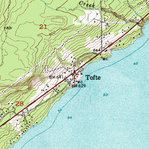 Topographic Map of Zoar Lutheran Church, MN