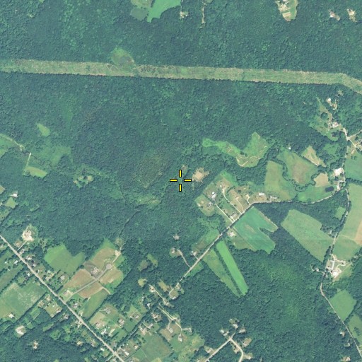 Aerial/Satellite Image of Giffords Brook, CT
