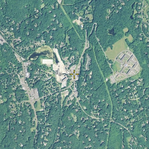 Aerial/Satellite Image of Gilbert Bennett Brook, CT