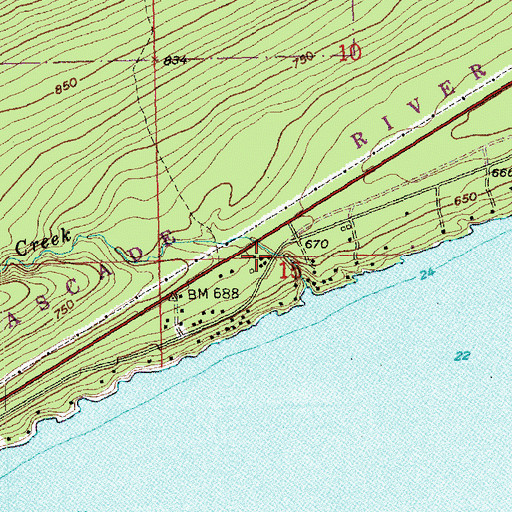 Topographic Map of Spruce Creek Culvert Wayside Park, MN