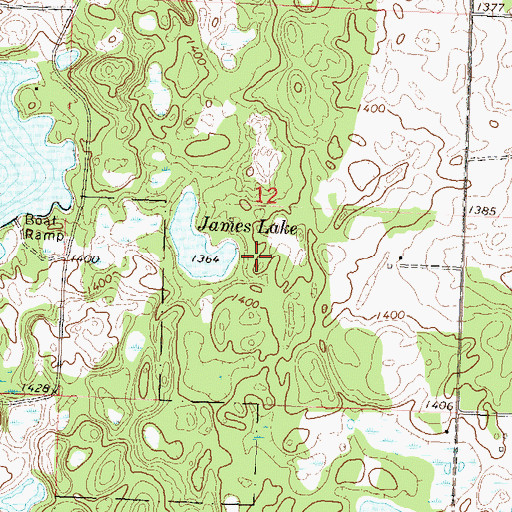 Topographic Map of Arthur Post Office (historical), MN