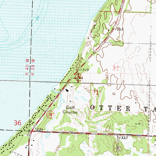 Topographic Map of Craigie Flour Mill Historical Marker, MN