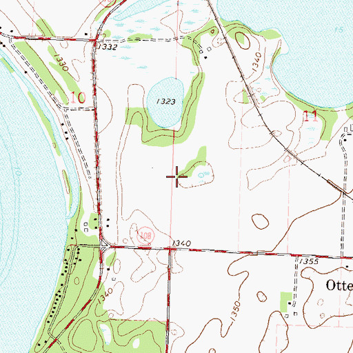 Topographic Map of Thumper Pond Golf Course, MN