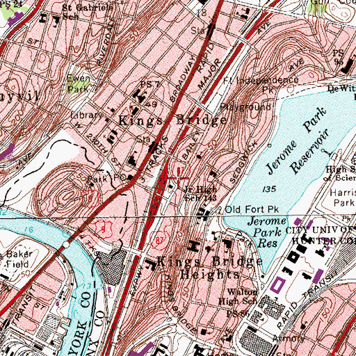 Topographic Map of Fire Department New York Engine 81 Ladder 46, NY