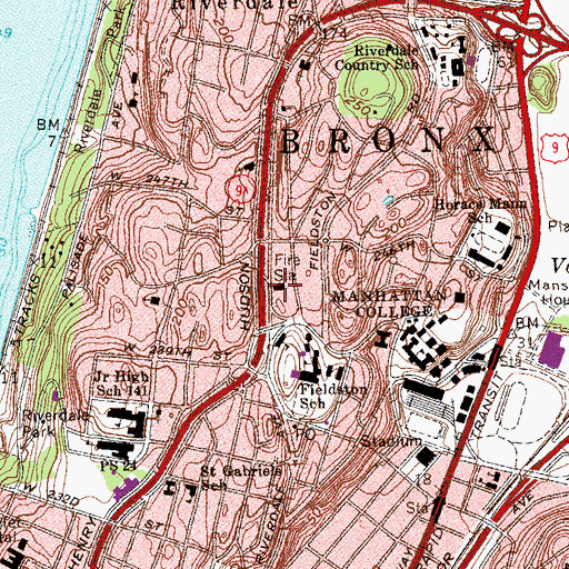 Topographic Map of New York Ladder Company 52, NY
