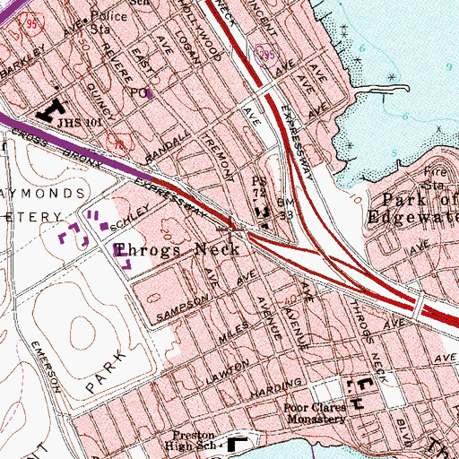 Topographic Map of New York Satellite Company 2, NY
