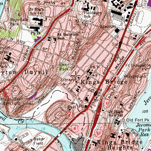 Topographic Map of Holland Nursing Home, NY
