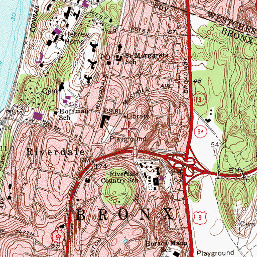 Topographic Map of Mission of the Union of Soviet Socialist Republics to the United Nations (historical), NY