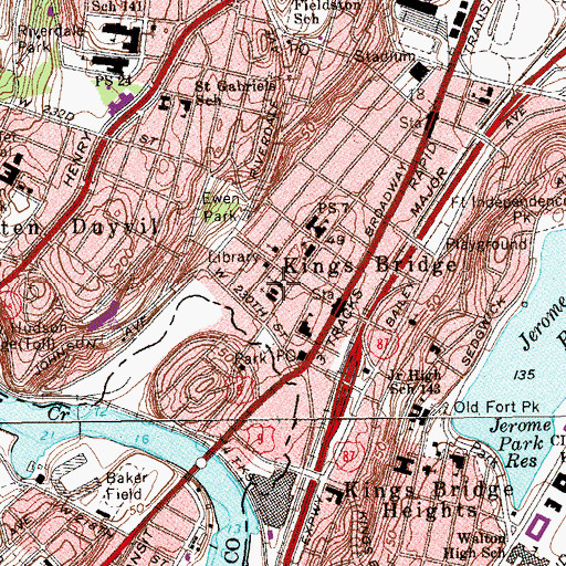 Topographic Map of Church of the Mediator, NY