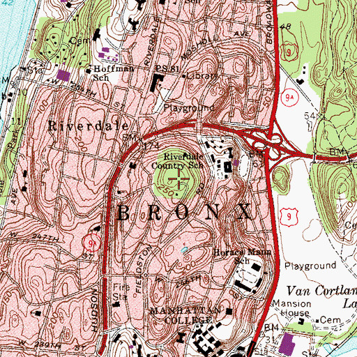 Topographic Map of Chapel Farm, NY