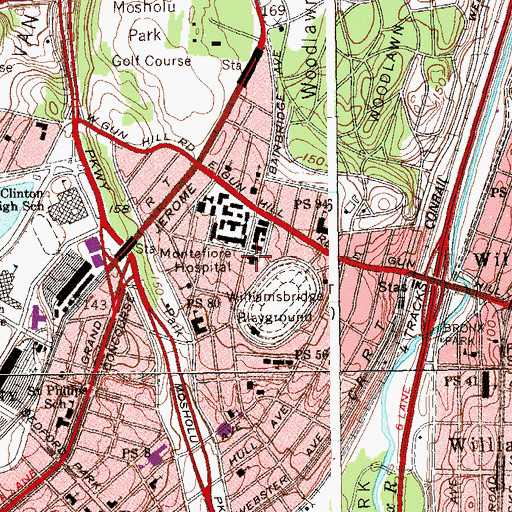 Topographic Map of Convent of Saint Joseph, NY