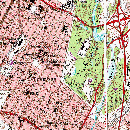 Topographic Map of Mennonite House of Friendship, NY