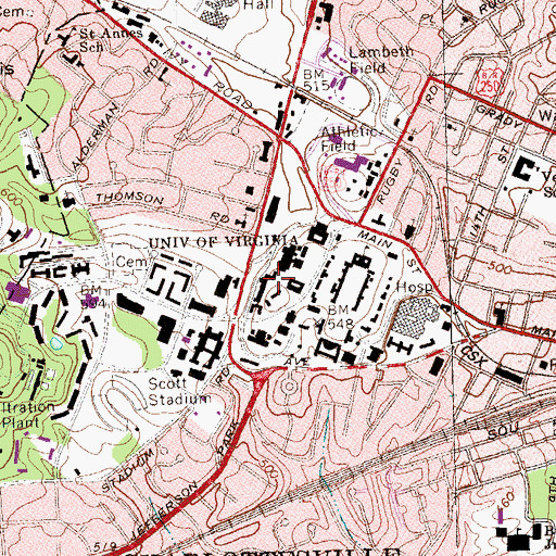 Topographic Map of Rogers Portal, VA