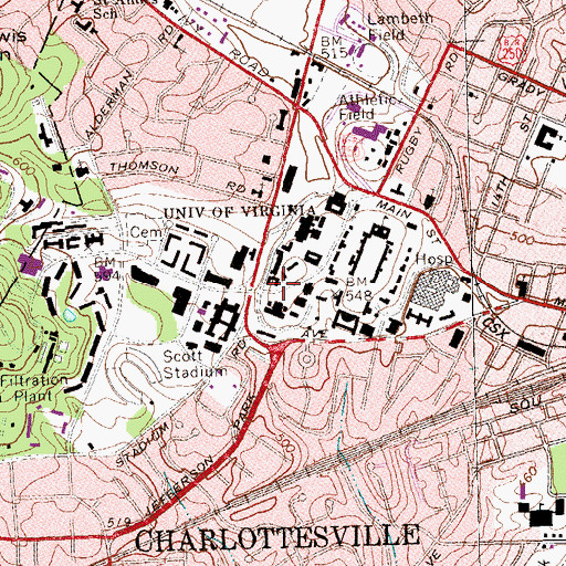 Topographic Map of Smith Portal, VA