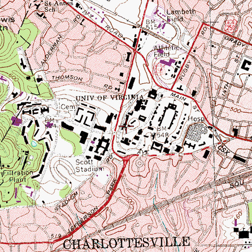 Topographic Map of Venable Portal, VA