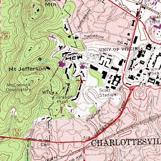 Topographic Map of Woody House, VA